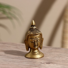 Сувенир "Голова Будды" латунь 5,5 см