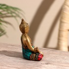 Сувенир "Будда" латунь, камень 7,5 см - Фото 4