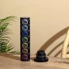 Подставка для благовония "Башня 7 чакр. Слоны" камень 26 см - фото 9937536