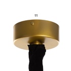 Светильник потолочный "Флоп" золотистый 1х40Вт, Е27, 60х60х72 см - Фото 5