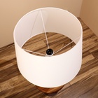 Светильник настольный "Вайт" белый/чёрный 1х40Вт, Е27, 50х50х78 см - фото 809279218