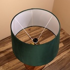 Светильник настольный "Гринч" зелёный/золотистый 1х40Вт, Е27, 50х50х89 см - фото 809279220