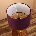 Светильник настольный "Стаут" сиреневый/золотистый 1х40Вт, Е27, 40х40х70 см - фото 809279223