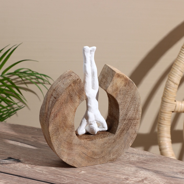 Сувенир «Стойка», 18×5×20 см, полимерная смола, манговое дерево - Фото 1