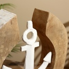 Сувенир «Якорь», 28×6×27 см, алюминий, манговое дерево - Фото 5