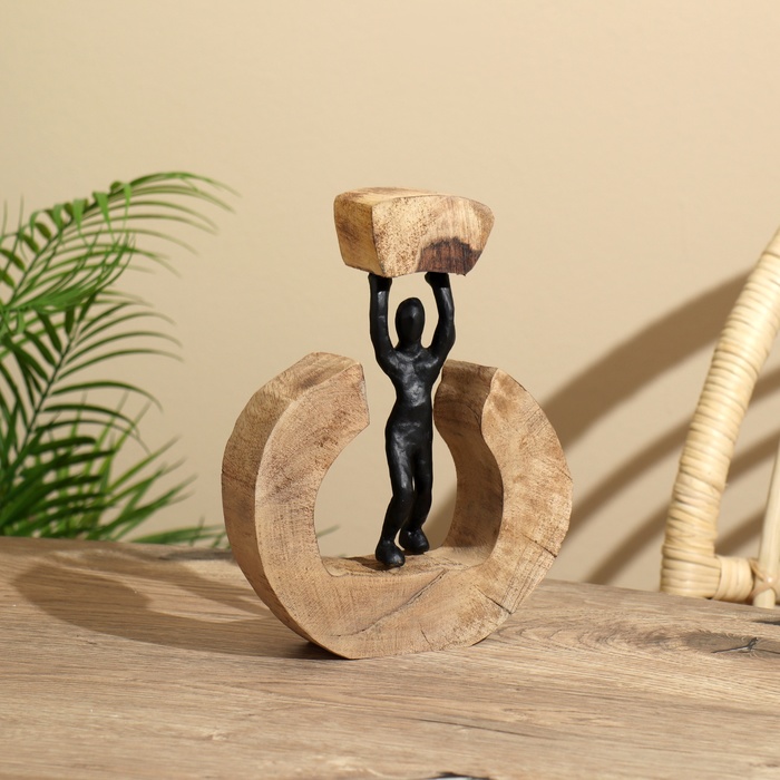 Сувенир «Сила», 17×5×23 см, полимерная смола, манговое дерево