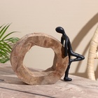 Сувенир «Парень», 23×7.5×19 см, полимерная смола, манговое дерево - Фото 2