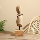 Сувенир на подставке «Бюст», 17×12.5×44 см, манговое дерево - Фото 4