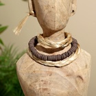 Сувенир на подставке «Бюст», 17×12.5×44 см, манговое дерево - Фото 6