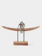 Сувенир «Романтика», 46×8×30 см, алюминий, манговое дерево - Фото 2