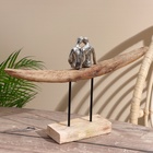 Сувенир «Романтика», 46×8×30 см, алюминий, манговое дерево - Фото 5