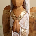 Сувенир «Ангел», 24×13×54 см, манговое дерево - Фото 8