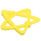 Прорезыватель силиконовый «Звёздочка», цвет жёлтый, ТЭП, КНОПА - Фото 3