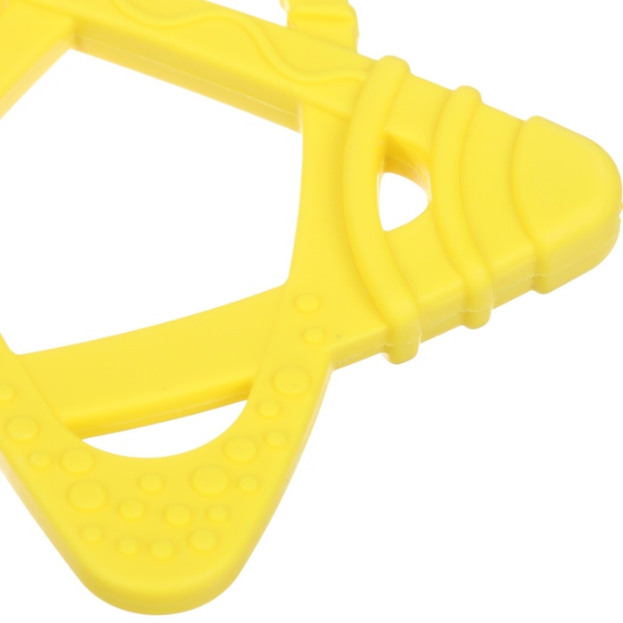 Прорезыватель для зубов «Звёздочка», цвет жёлтый, ТЭП, КНОПА - фото 1906729918