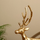 Сувенир «Олень», 26.5×13×36 см, полимерная смола, манговое дерево 9931761