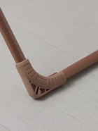 Сушилка для белья напольная, рабочая длина 18 м, розовое золото - Фото 5