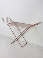 Сушилка для белья напольная, рабочая длина 18 м, розовое золото - Фото 6