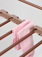 Сушилка для белья напольная, рабочая длина 18 м, розовое золото - Фото 9