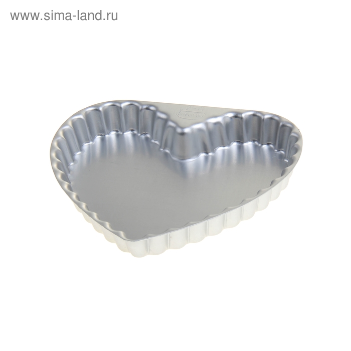 Форма для выпечки Доляна «Сердце», 14,5×16×2 см - Фото 1