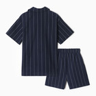 Костюм для мальчика (рубашка, шорты) KAFTAN, р.36 (134-140). синий - Фото 10