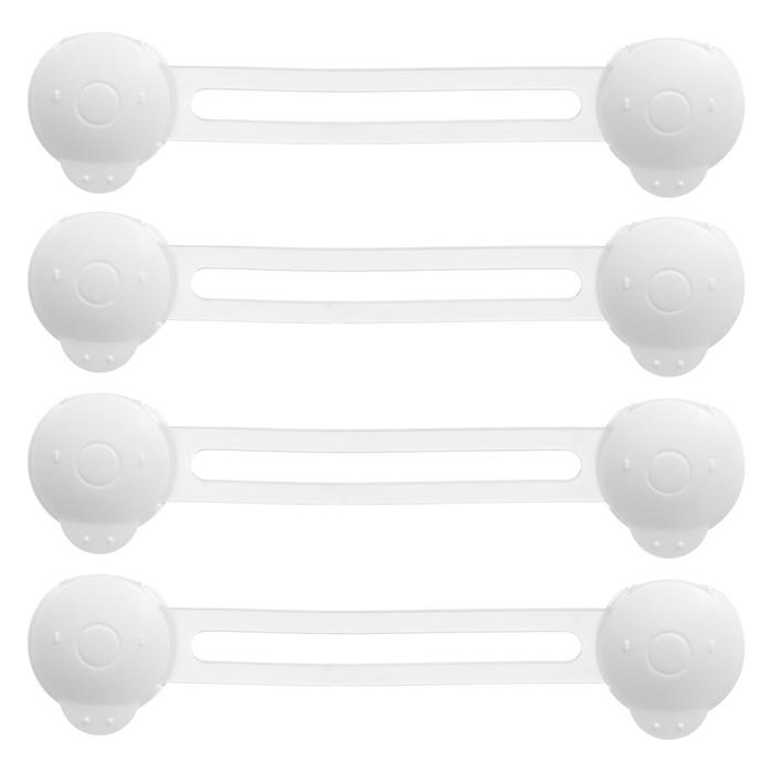Набор универсальных блокираторов, 4 шт., цвет прозрачный/белый - Фото 1