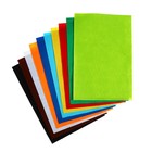 Фетр цветной набор, толщина-2 мм, формат А4, мягкий, 10 листов, 10 цветов, яркие цвета - Фото 3