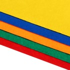 Набор цветного фетра, толщина-2 мм, формат А4, мягкий, 5 листов, 5 цветов, яркие цвета - фото 9900380