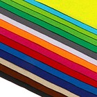Набор цветного фетра, толщина - 2 мм, формат А4, мягкий, 15 листов, 15 цветов, насыщенные цвета, TOP - фото 9900389