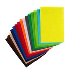 Набор цветного фетра, толщина-1 мм, формат А4, мягкий, 15 листов, 15 цветов, TOP - фото 9900449