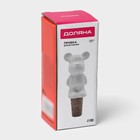 Пробка для бутылки Доляна «Стильный мишка», 3.5×3.5×10 см, белая - Фото 7