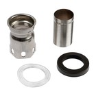 УЦЕНКА Смеситель для раковины ZEIN Z3759, однорычажный, высота излива 9 см, графит 10537556