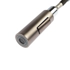 УЦЕНКА Смеситель для кухни ZEIN Z3780, однорычажный, вытяжной излив, аэратор 2 режима, графит - Фото 8