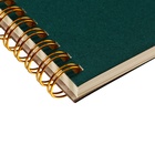 Бизнес-тетрадь А5, 60 листов в клетку Pragmatic, картонная обложка, тонированный блок 80г/м2, зелёный - Фото 4