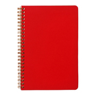 Бизнес-тетрадь А5, 60 листов в клетку Pragmatic, картонная обложка, тонированный блок 80г/м2, красный - фото 110203483