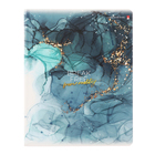 Тетрадь 96 листов в клетку "Мрамор", обложка мелованный картон, матовая ламинация, МИКС - Фото 6