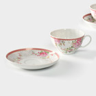 Набор чайный фарфоровый «Цветочный вальс», 4 предмета - фото 4455602