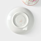 Набор чайный фарфоровый «Цветочный вальс», 4 предмета - Фото 6
