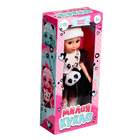 Кукла классическая «Милая: пандочка», в платье и шапке - фото 9887853
