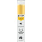 Набор грифелей для карандаша ЗУБР 06313-5, желтые, 6 штук - Фото 1