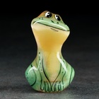 Сувенир "Лягушка любопытная", 6 х 4,5 см, селенит - фото 321579912