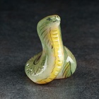Сувенир "Змея Кобра", малая, 5,5 х 4 см, селенит - Фото 4