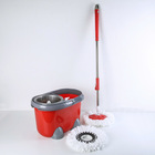 Швабра с отжимом и ведро с металлической центрифугой, запасная насадка из микрофибры, ножки, 20 л, цвет МИКС - Фото 7