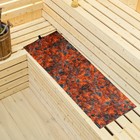 Коврик-лежак для бани "Угли", 50 х 150см - фото 9832542