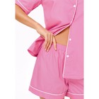 Комплект женский: блузка, шорты Pava, размер S, цвет светло-розовый - Фото 5
