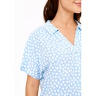 Комплект женский: блузка, шорты Zuma, размер XS, цвет голубой - Фото 4