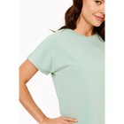 Комплект женский: футболка, шорты Valora, размер S, цвет светло-зелёный - Фото 3