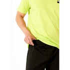 Комплект мужской: футболка, шорты, размер M, цвет зелёный - Фото 4