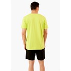 Комплект мужской: футболка, шорты, размер M, цвет зелёный - Фото 5