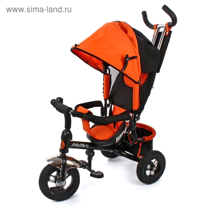 Велосипед трехколесный "Комфорт-2" с надувными колесами, цвет оранжевый - Фото 1