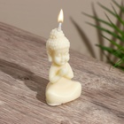 Свеча "Будда" 4х4х8 см, соевый воск - фото 9900495